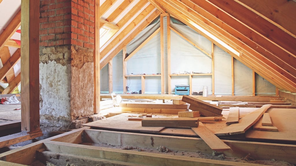 Insulating an attic is the first and best way to preserve heat in a home. Photograph: Thinkstock