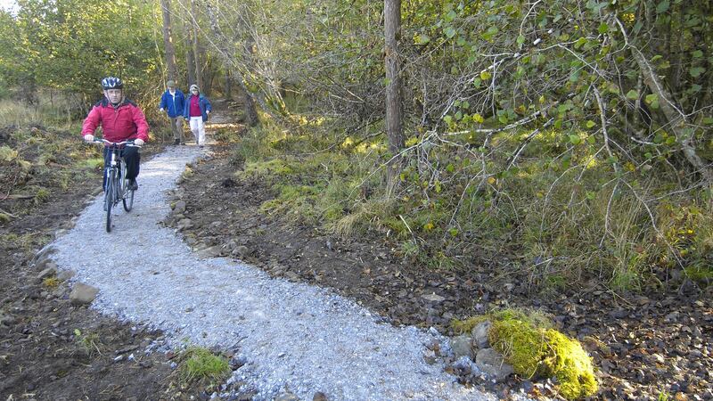 Portumna has a new looped trail too which connects to the town along forest roads with smooth and compact surfaces