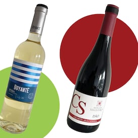 Two Wine Buff bottles suitable for Christmas dinner
