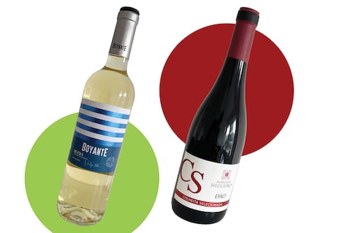 Two Wine Buff bottles suitable for Christmas dinner