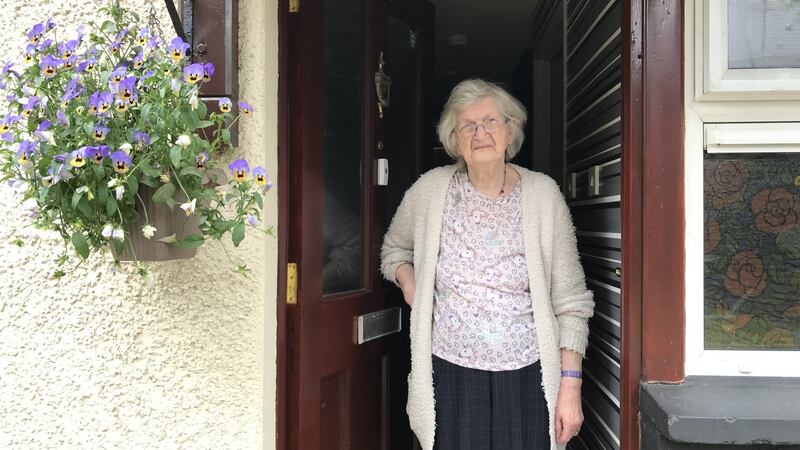 Avril McGlinchey lives in the Fountain in Derry, which has  come under attack from youths throwing petrol bombs, bricks and bottles