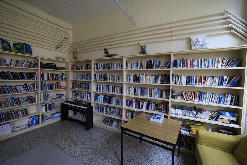 The Coláiste Íde library. Photograph: Nick Bradshaw/The Irish Times