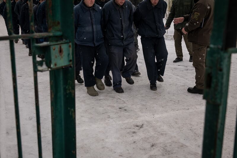 For the estimated 20 per cent of Russian prison recruits who are HIV positive, serving on the front lines in Ukraine for the Wagner mercenary group seemed less risky than staying in prison. Photograph: Nicole Tung/ New York Times
                      