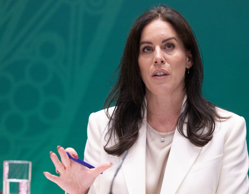 Minister for Health Jennifer Carroll MacNeill in Government Buildings. Photograph: Sam Boal/Collins photos 
