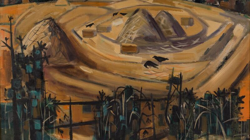 Norah McGuinness’ Crows in the Hayfield is expected to achieve between €20,000 and €30,000 in Dolan’s online sale