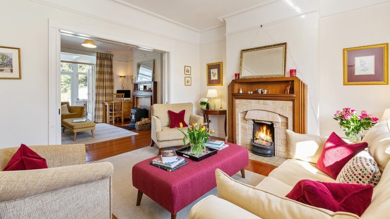 The living room.