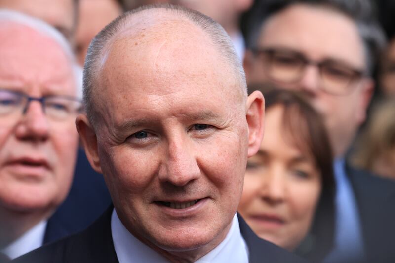 Jim Gavin, the Fianna Fáil presidential candidate. Photograph: Stephen Collins/Collins Photos 