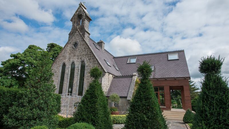 Cahernorry Church, Co Limerick, converted into a home.