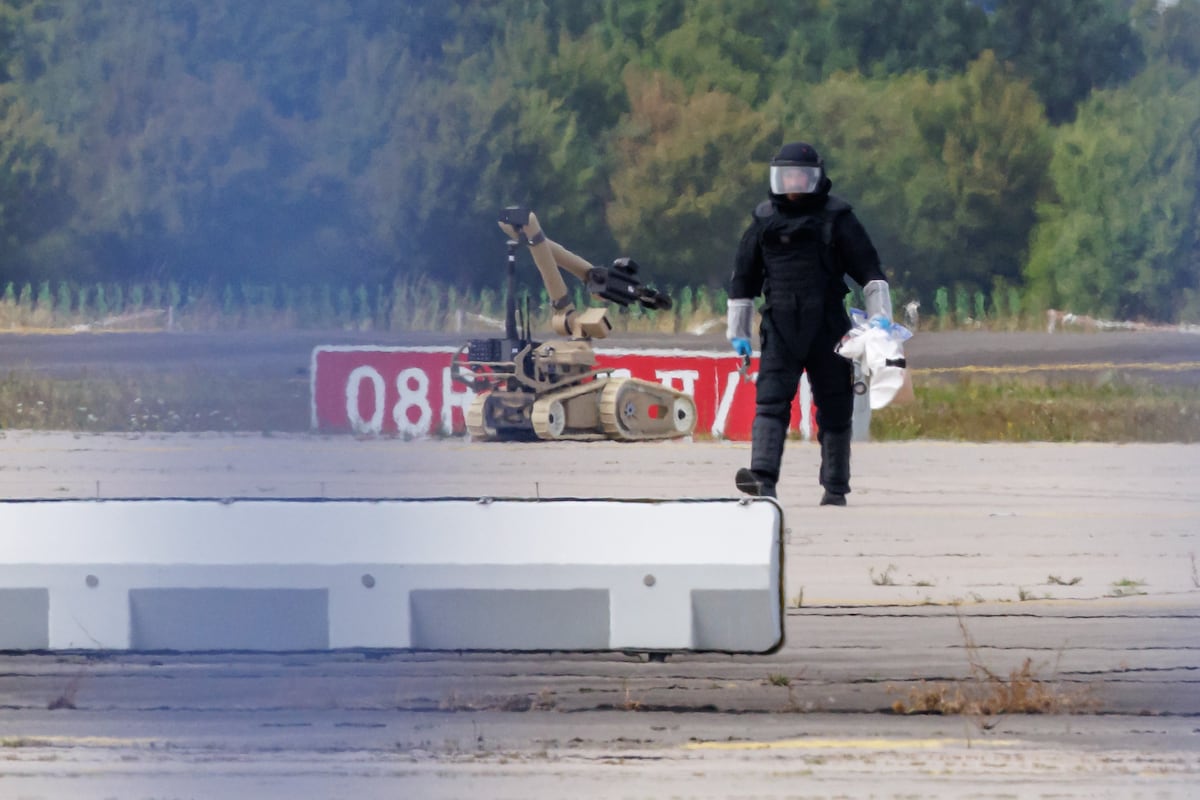 Leipzig drone bomb was found near Ukrainian plane carrying ammunition