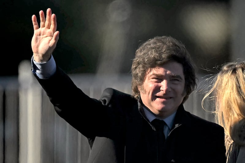 Argentinian president Javier Milei. Photograph: Luis Robayo/AFP via Getty