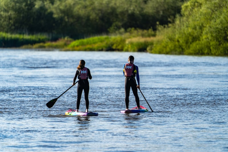 The the river Blackwater is a very navigable waterway. Photograph: Jakub Walutek