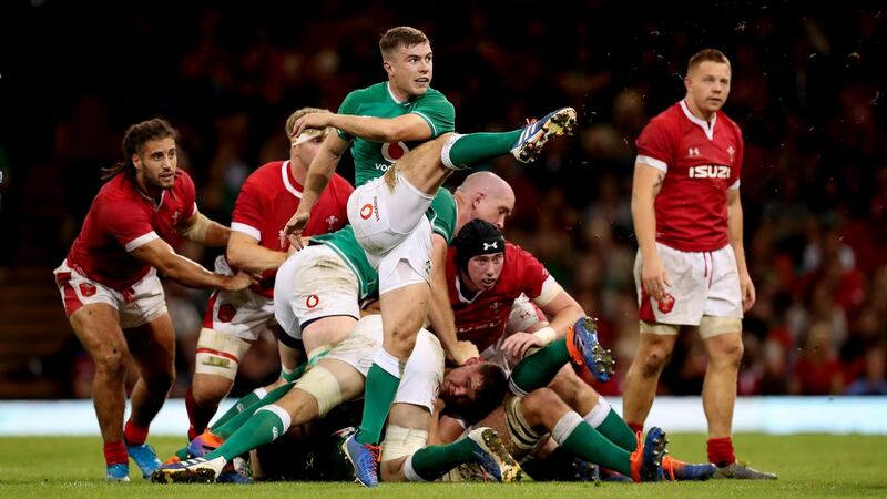 Luke McGrath’s  defence played a part in his selction as one of the two scrumhalves in the squad for Japan. Photograph:  Billy Stickland/Inpho