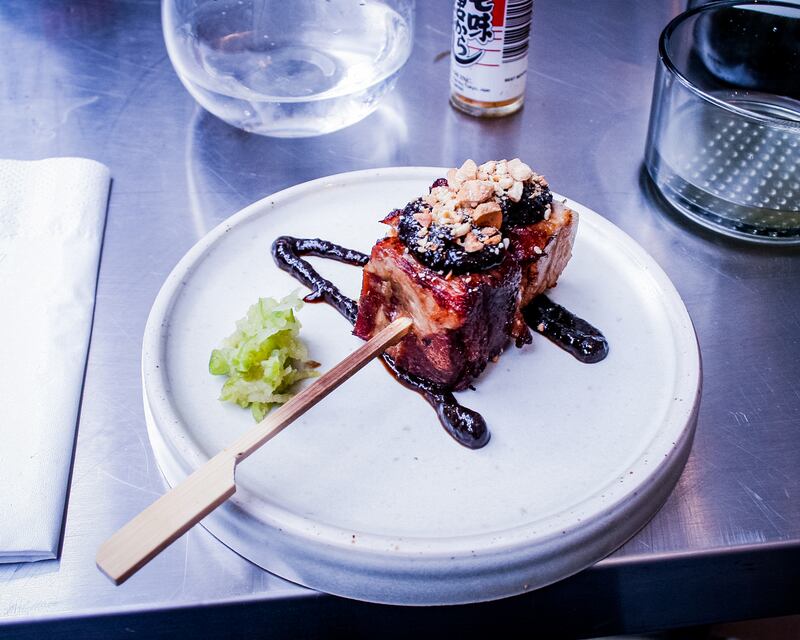 Miso pork belly.