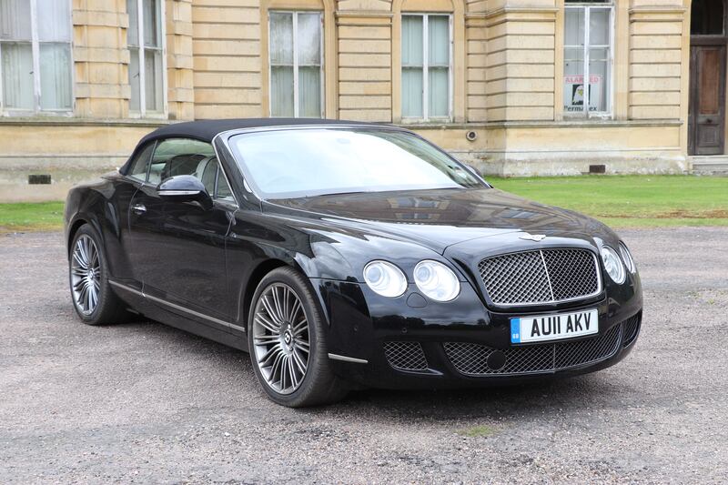 2011 Bentley Continental GTC convertible, £40,000-£45,000