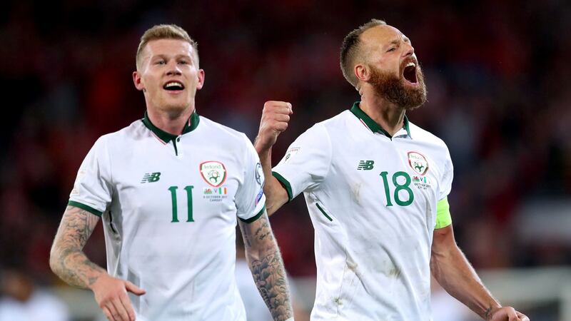 David Meyler’s wife Cally suffered a miscarriage on the same night Ireland beat Wales in Cardiff in 2017. Photograph: James Crombie/Inpho