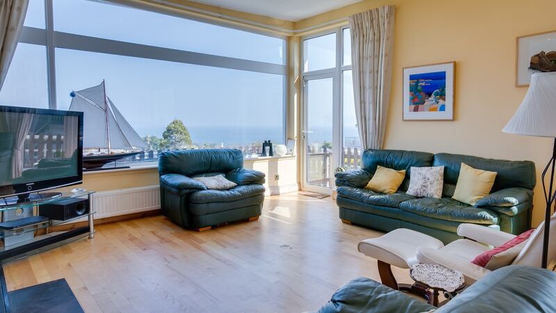 The living room.