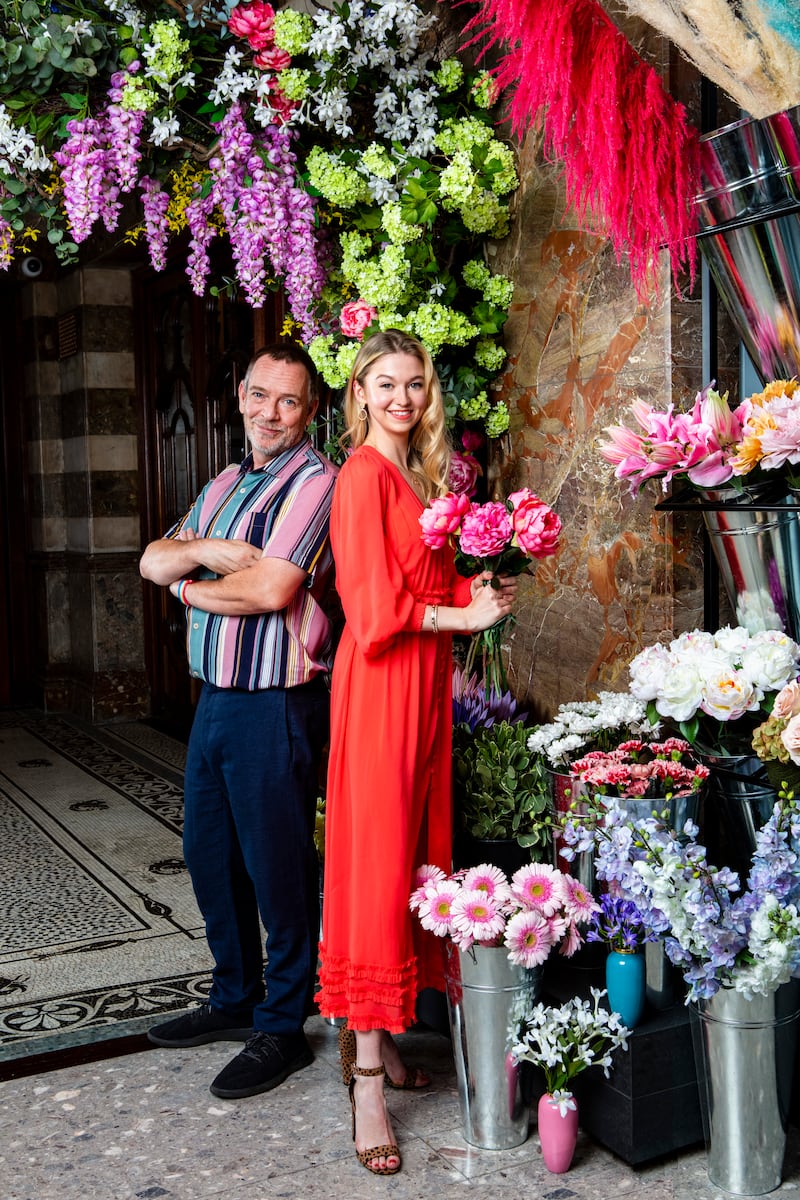 Adam Woodyatt and Charlotte Kennedy. Photograph: Trevor Leighton