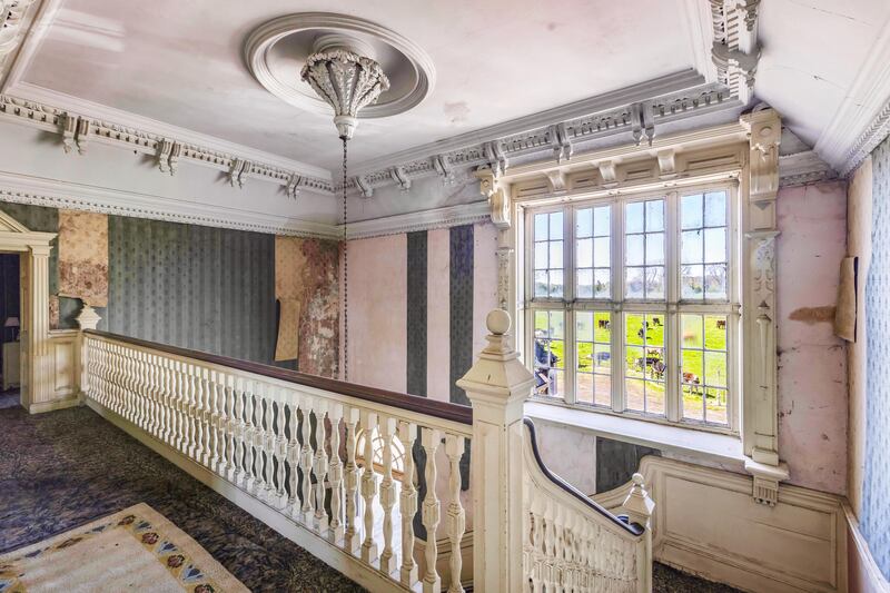 Intricate plasterwork in Ardsallagh, a protected structure, needs to be restored. 