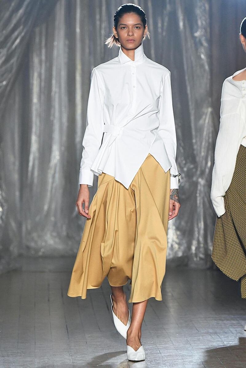 Palmer Harding’s stylish easygoing shapes justify their reputation as ‘the shirt boys’. Photograph:  Victor Virgile/Gamma-Rapho via Getty Images