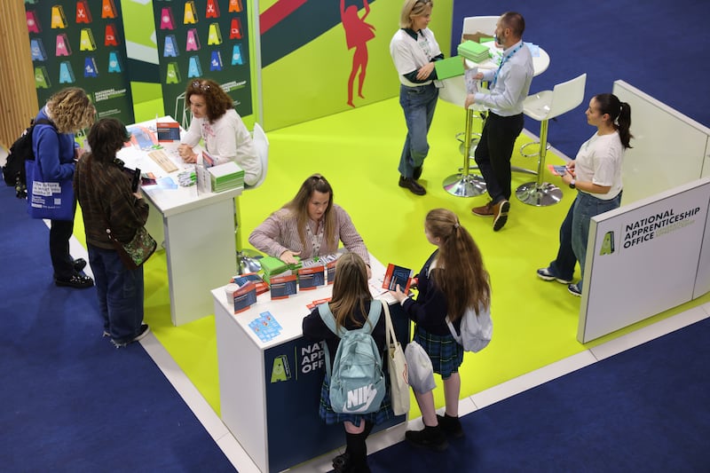 Higher Options 2025 at the RDS Main Hall, Ballsbridge, Dublin. Photograph: Dara Mac Dónaill/The Irish Times











