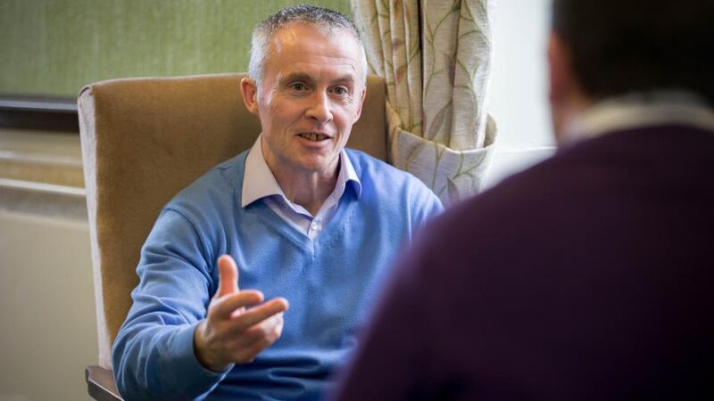 Liam Comerford, trainee counsellor, at the Aislinn Adolescent Addiction Centre in Ballyragget, Co Kilkenny. Photograph:  Dylan Vaughan