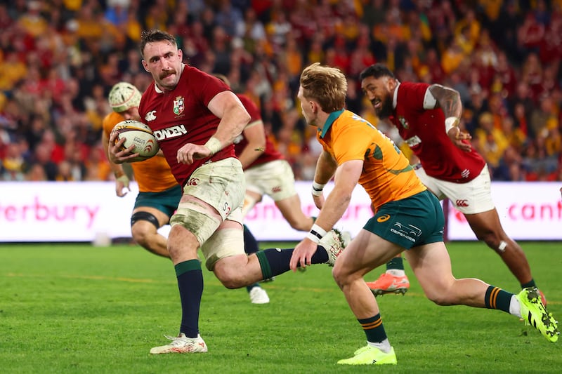Jack Conan in action for the Lions against the Wallabies. Photograph: Chris Hyde/Getty Images