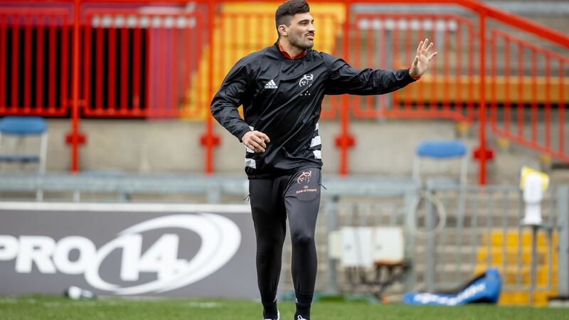 Munster’s Damian De Allende. Photo: Morgan Treacy/Inpho