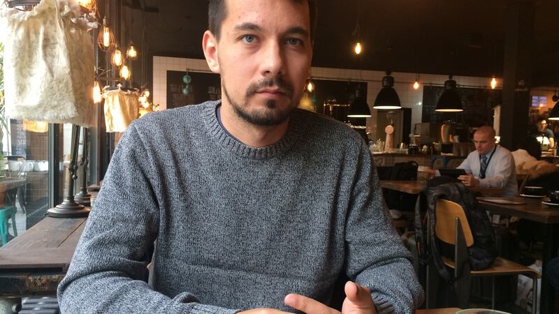 Juraj Seliga, a founder of the For a Decent Slovakia protest movement.