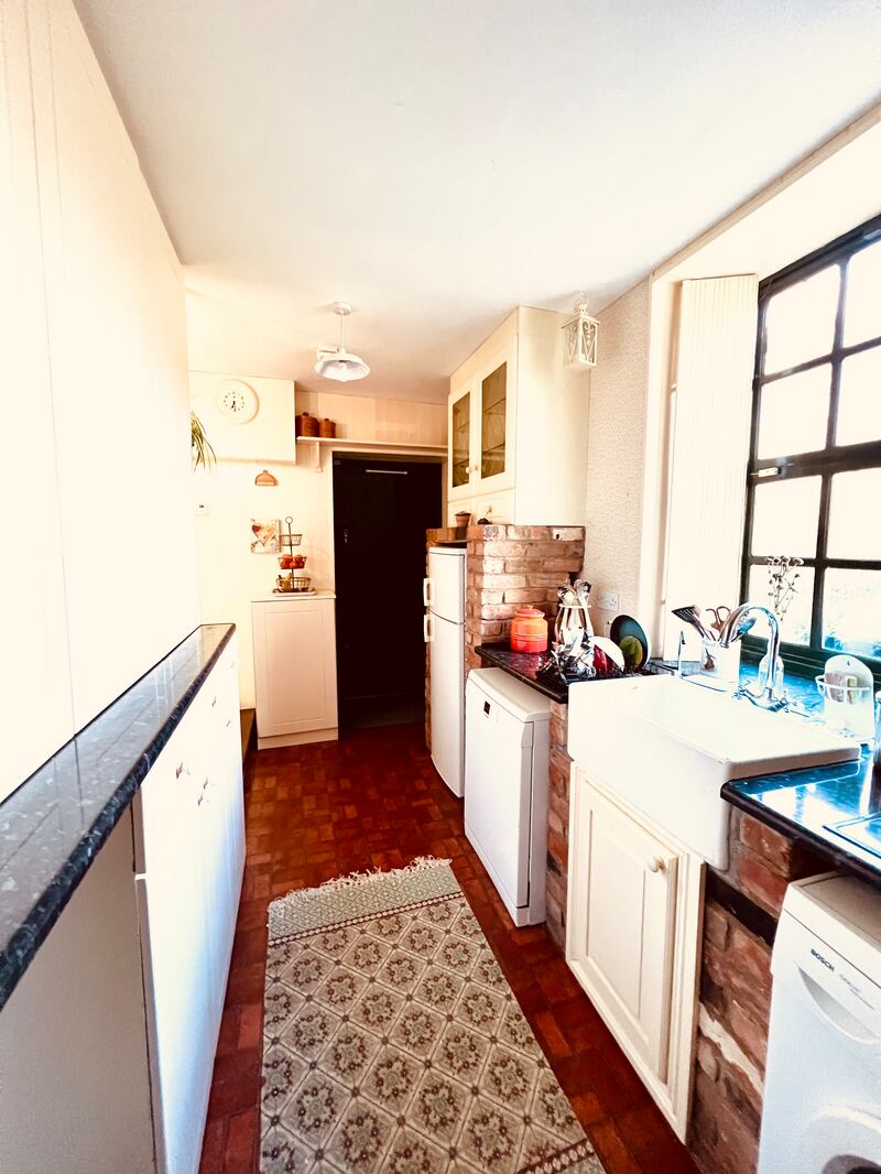 Galley-style kitchen