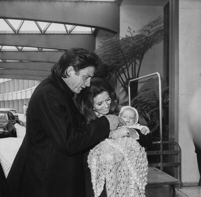 Johnny Cash and June Carter Cash with John Carter Cash as a baby, in 1970. Photograph: Frank Edwards/Fotos/Archive/Getty