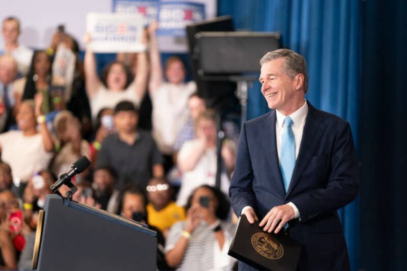 North Carolina govenor Roy Cooper is yet another strong option. Photograph: Sean Rayford/Getty Images
