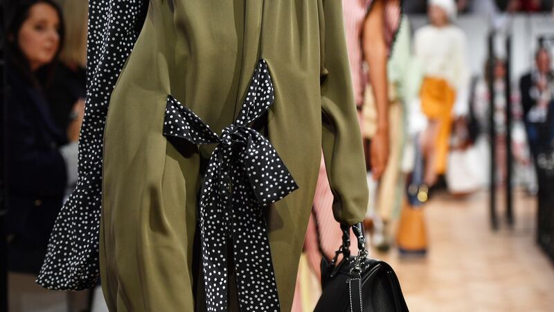 A model walks the runway at the JW Anderson show during London Fashion Week. Photograph: Jeff Spicer/Getty Images for JW Anderson.