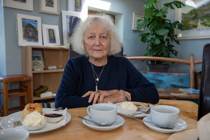 Áine Uí Dhubhshláine from Ballyferriter has mostly retired from running the Tig Áine. Photograph: Domnick Walsh 