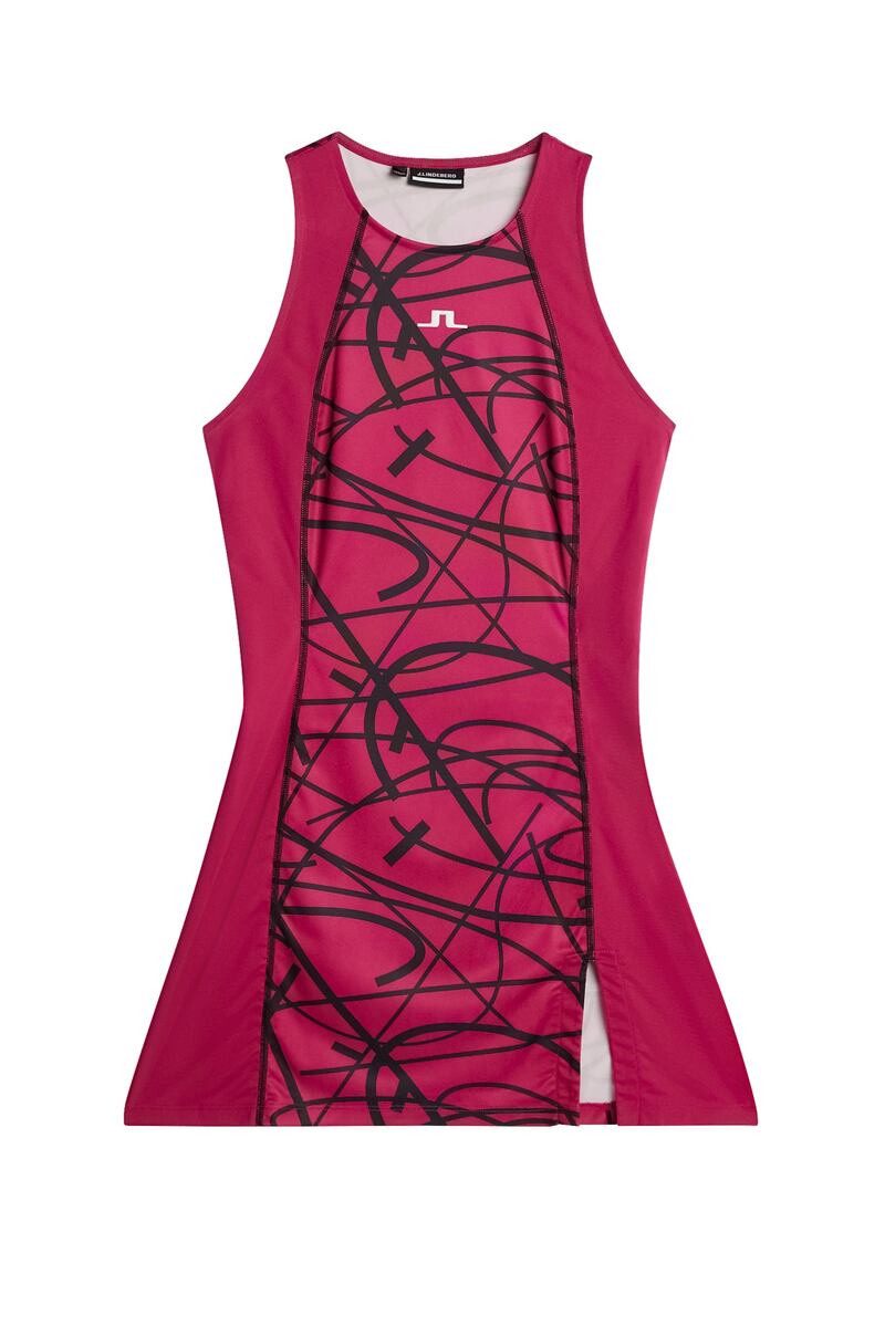 Printed tennis dress, €80, J.Lindeberg