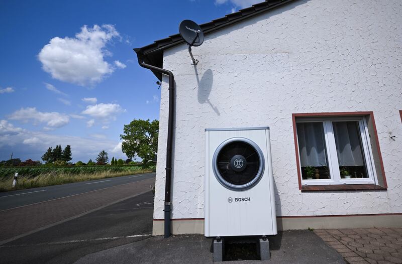Heat pump. Photograph: Ina Fassbender/AFP/Getty Images)