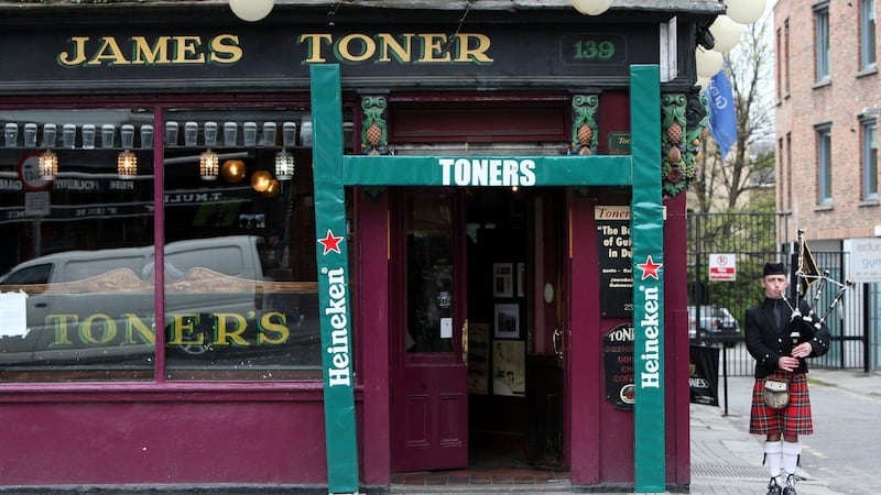 Toners of Lower Baggot Street has a bustling yard out the back perfect for catching rays. Photograph: Colm O’Neill/Inpho