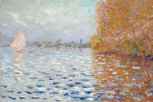 Eye witnesses claim man put fist through Monet painting