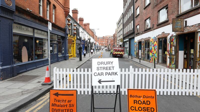 Reduced vehicular traffic during the lockdown, with a corresponding increase in pedestrians and cyclists, has led to calls for more street space to be given to non- vehicular traffic. Photograph: Sasko Lazarov/Photocall Ireland