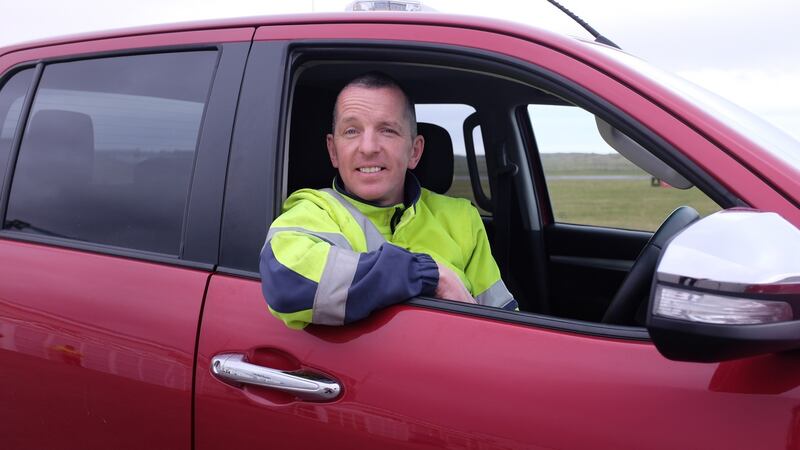 Eamon Freel, a firefighter and security officer at the airport. Photograph: Bryan O’Brien/The Irish Times