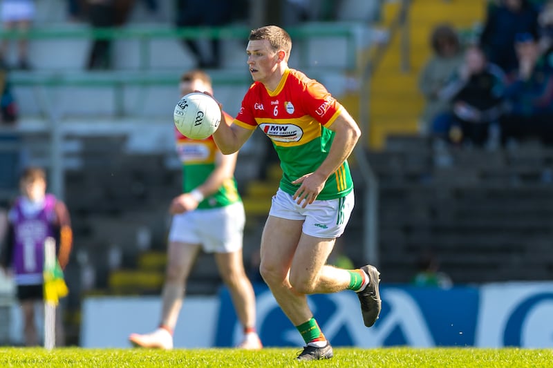 Carlow’s Mikey Bambrick. Photograph: Morgan Treacy/Inpho