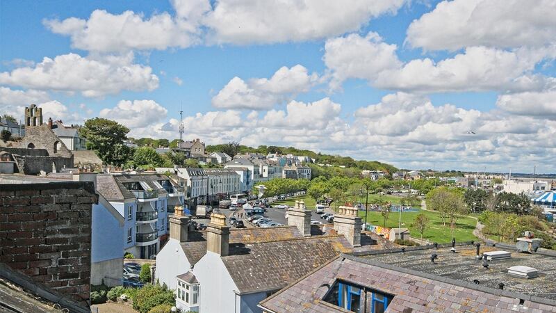 The view from No 2 Abbey Street, Howth, Co Dublin.