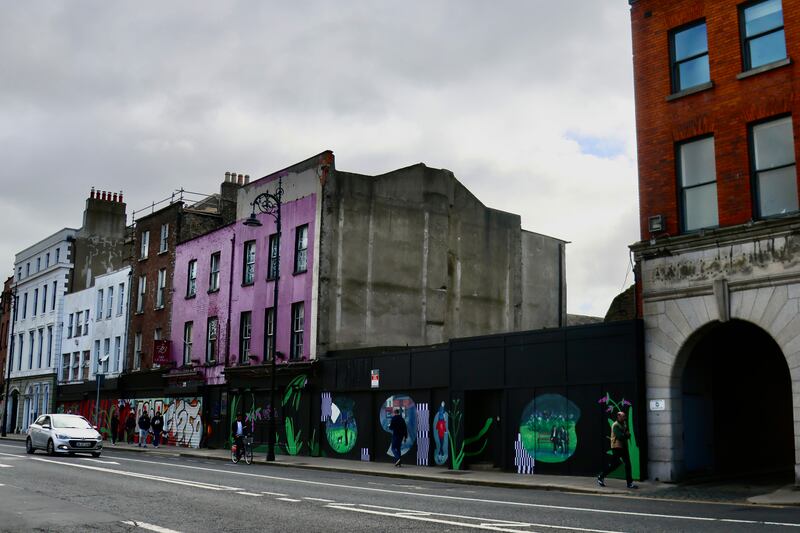 The site at 23-27 Thomas Street in Dublin's Liberties has yet to be developed for housing