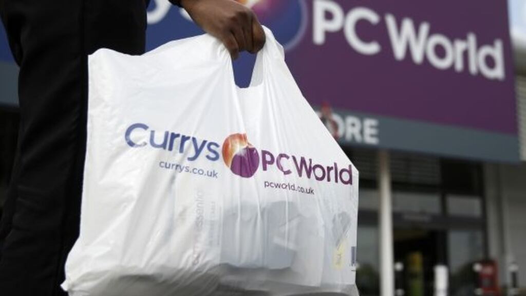 Irish customers of Currys/PC World have had their orders cancelled. File photograph: Simon Dawson/Bloomberg