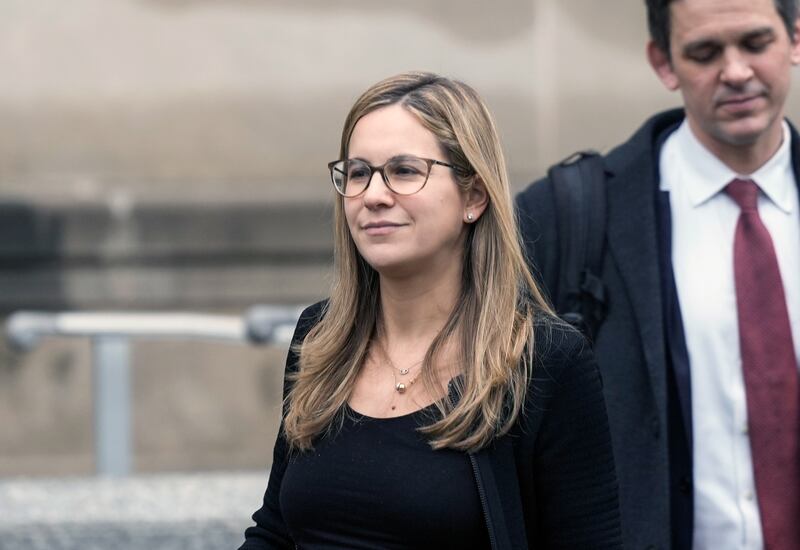 Danielle Sassoon, who resigned as interim US attorney for the southern district of New York in the face of pressure to drop a corruption case against New York mayor Eric Adams. Photograph: Kent Nishimura/New York  Times
                      