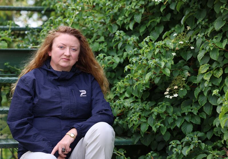 Author Claire Keegan in the Tyrone Guthrie Centre, Annaghmakerrig, Co Monaghan.
Photograph: Dara Mac Dónaill