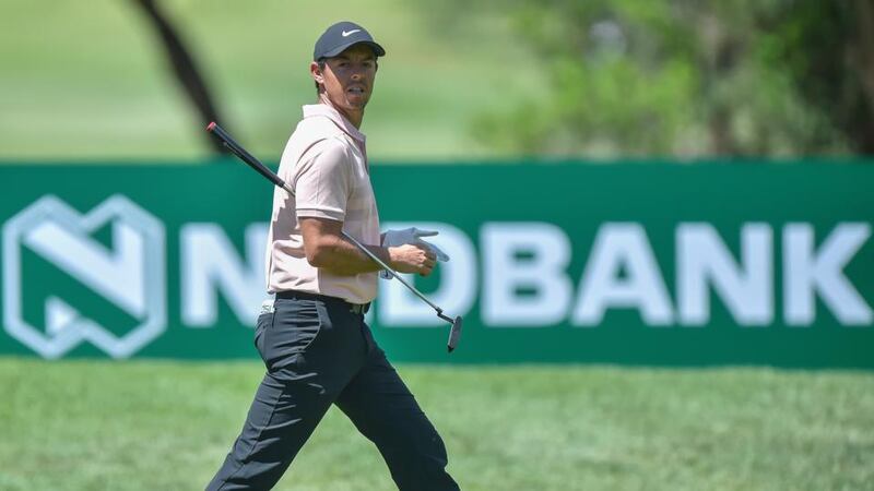 Rory McIlroy carded a level-par 72 in the first round of the  Nedbank Golf Challenge in Sun City, South Africa. Photograph: Christiaan Kotze/EPA