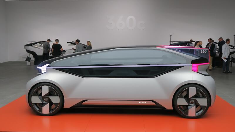 Volvo’s tag line for the 360c is: “Why fly when you can be driven?”