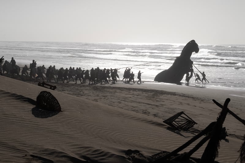 Christopher Nolan's The Odyssey looks incredible on the big screen. Photograph: Melinda Sue Gordon/Universal
