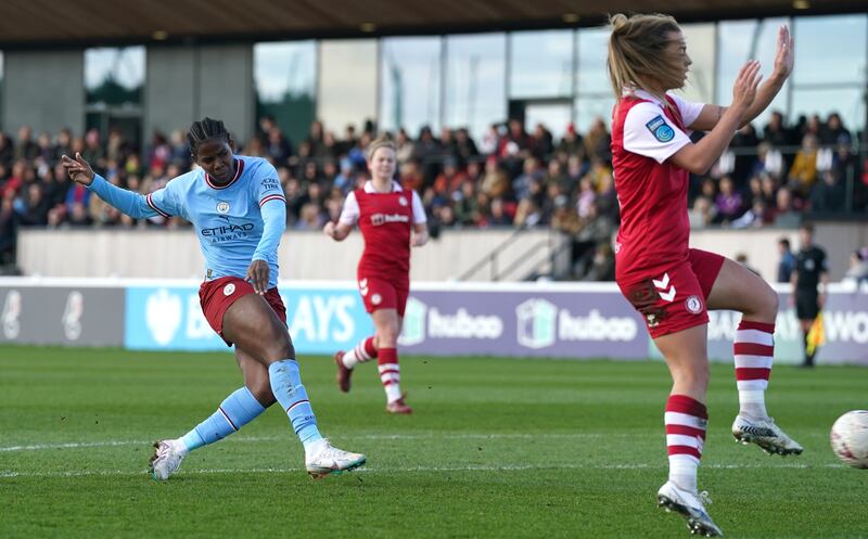 As long as they have the prolific striker Khadija Shaw, Jamaica will have a chance. Photograph: Nick Potts/PA Wire