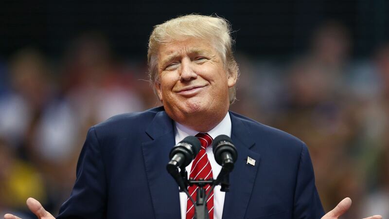 Dear President Trump: “You and I need to have a talk about something . . . ” Photograph:  Tom Pennington/Getty Images